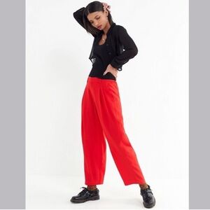 NWT Urban Outfitters Arlo Red Cropped Pants XS